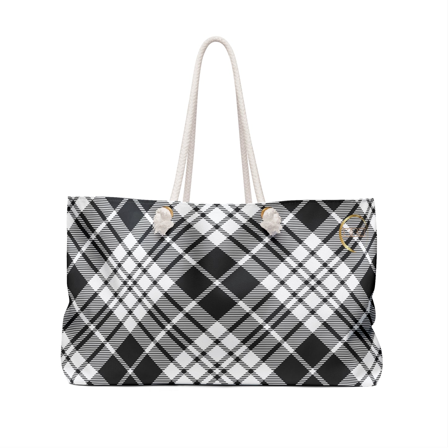 Winter 2024 - Weekender Bag MADRAS BlackWhite