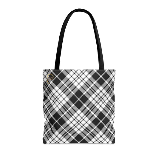 Winter 2024 Tote Bag - MADRAS BlackWhite