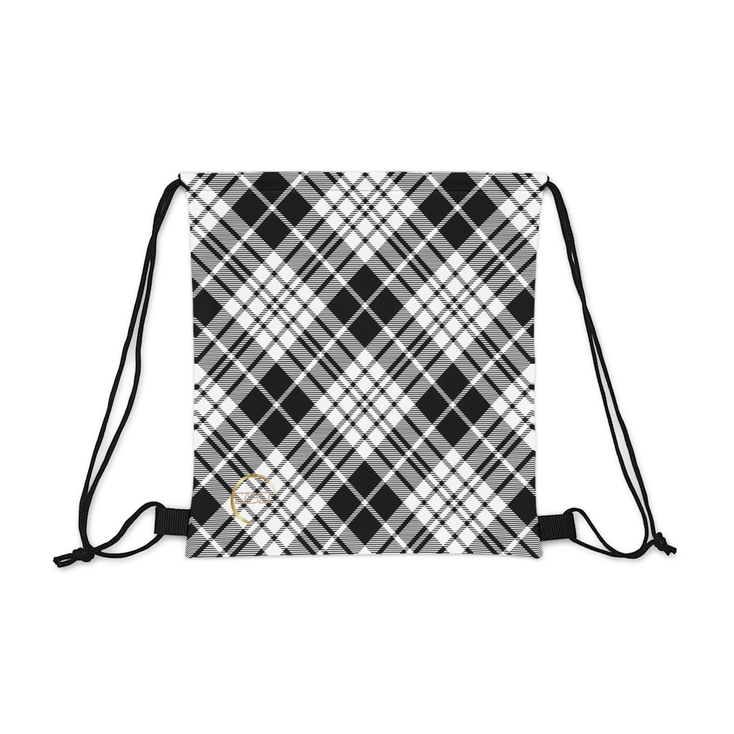 Winter 2024 - Outdoor Drawstring Bag MADRAS BlackWhite