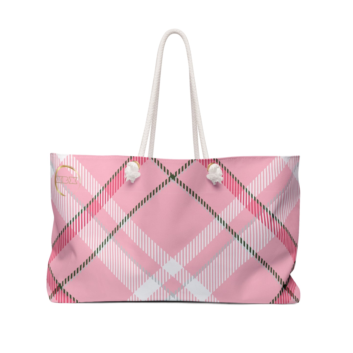 Winter 2024 - Weekender Bag MADRAS PinkWhite