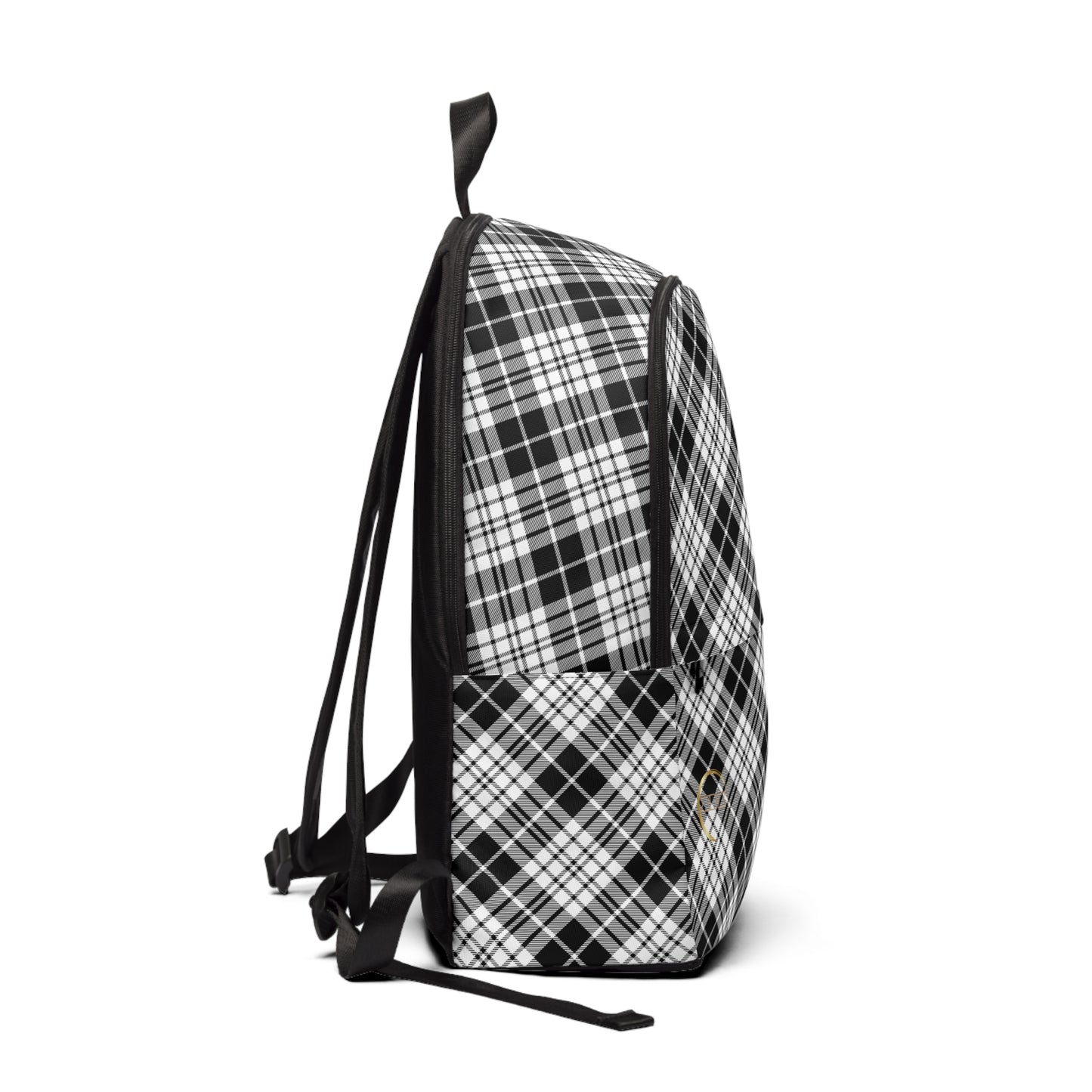 Mochila de Tela Unisex Invierno 2024 - MADRAS NegroBlanco