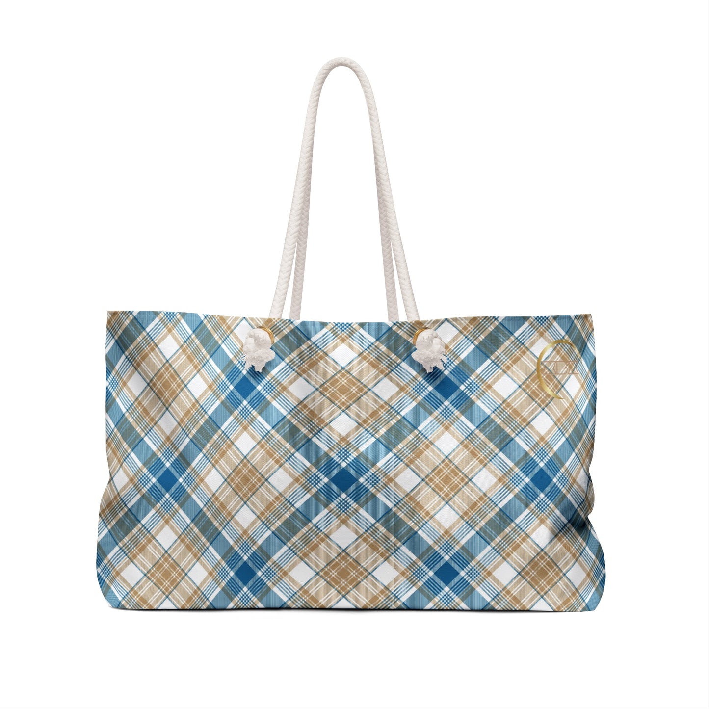 Winter 2024 - Weekender Bag MADRAS BlueTan