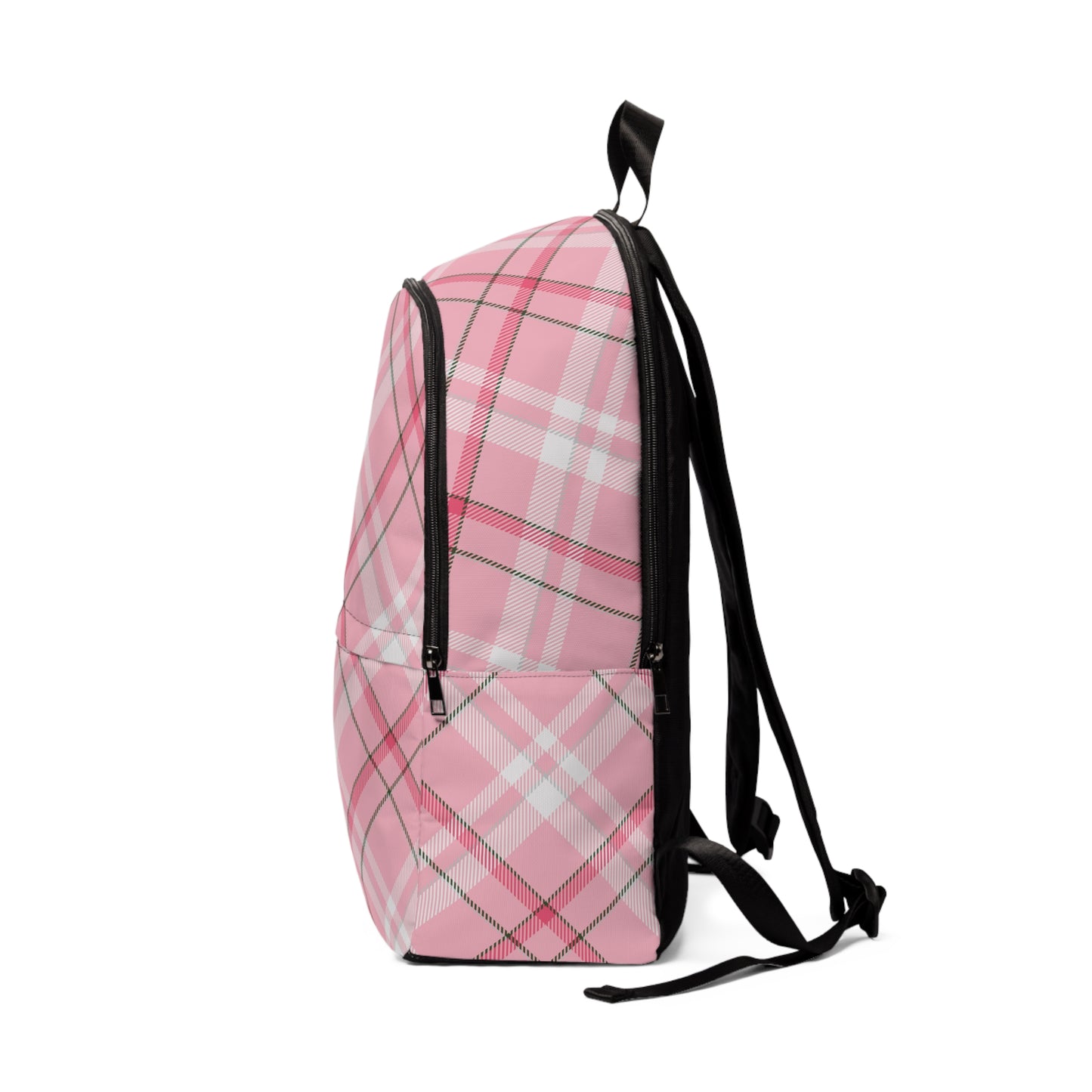 Mochila de Tela Unisex Invierno 2024 - MADRAS RosaBlanco