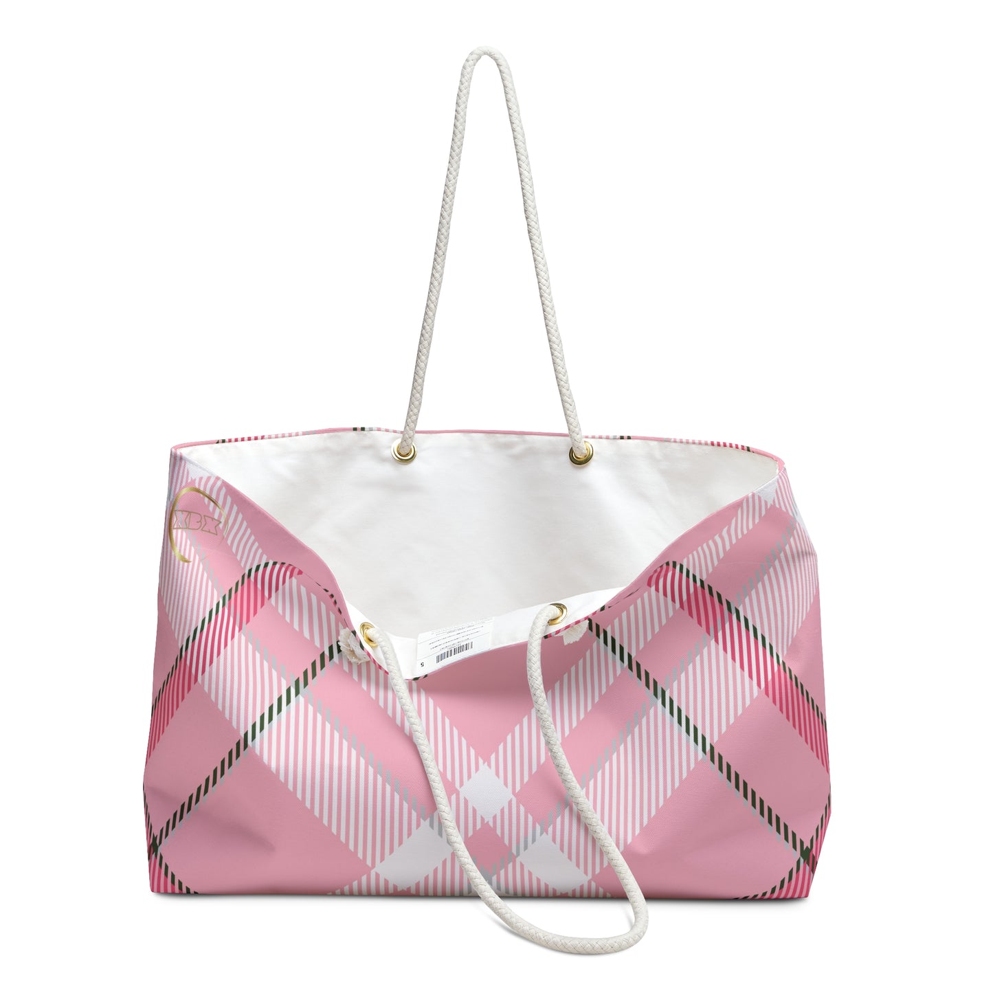 Winter 2024 - Weekender Bag MADRAS PinkWhite